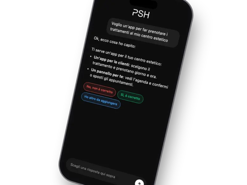 Discovery, il primo contatto con il cliente, su smartphone